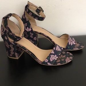 Chinese Laundry Floral Heels